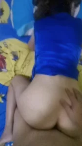 后入操老婆双洞，想颜射结果被她瞪眼吓软了